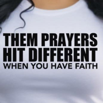 Them Prayers Hit Different Long Sleeve Shirt