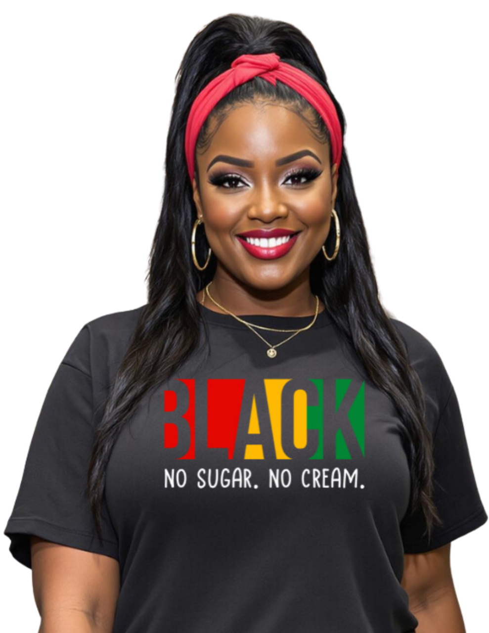 BLACK no sugar no cream T-Shirts