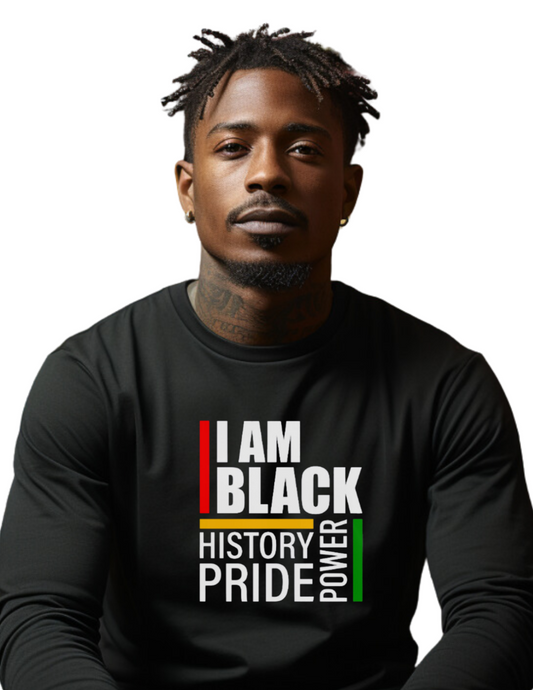 I Am Black History Pride Long Sleeve
